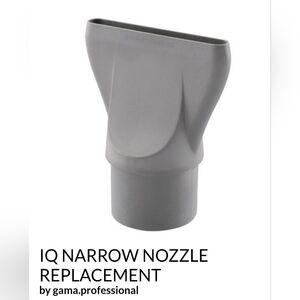 gama professional iQ narrow nozzle hair dryer attachment